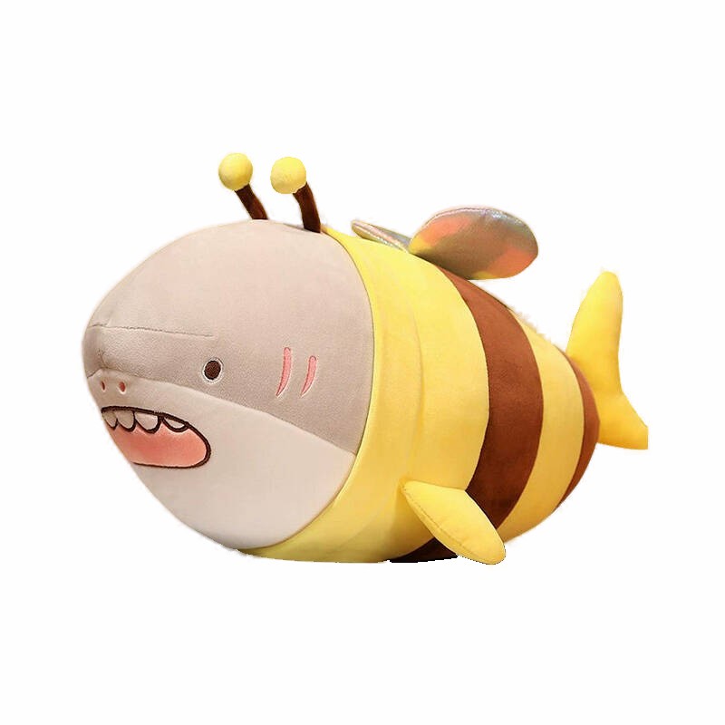 【官方正版】搞怪小鲨bee玩偶