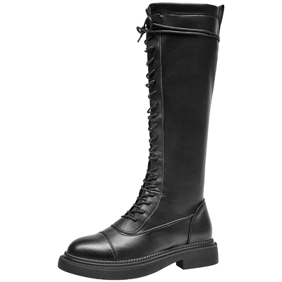 小个子长筒靴百搭显腿长显瘦