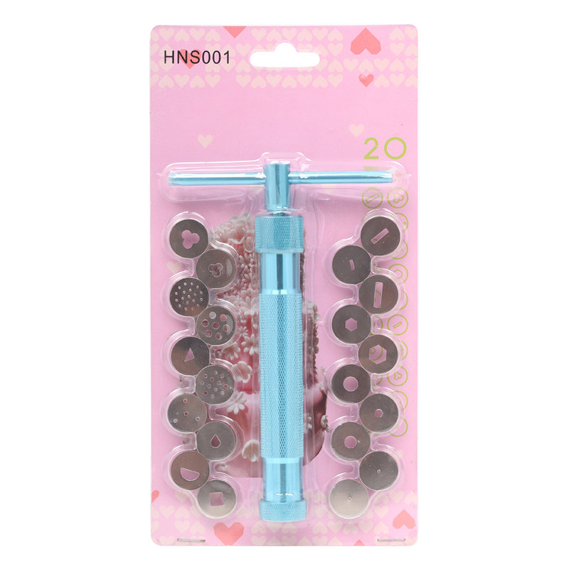 翻糖花挤条油泥挤泥器旋转造型