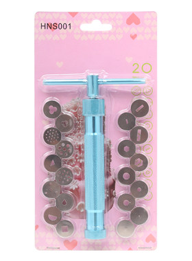 翻糖花挤条油泥挤泥器旋转造型