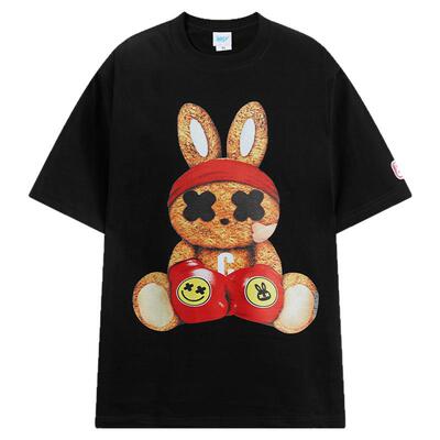 小尼力兔子印花短袖T恤