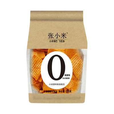 张小米0添加爆款小米锅巴500g