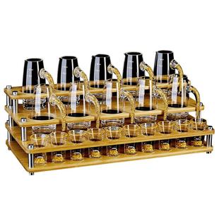 轻奢高档水晶玻璃白酒杯套装家用中式二两分酒器小酒杯子弹杯酒具