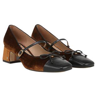 SAM EDELMAN山姆爱德曼春法式蝴蝶结洛丽塔粗跟玛丽珍鞋女THORA