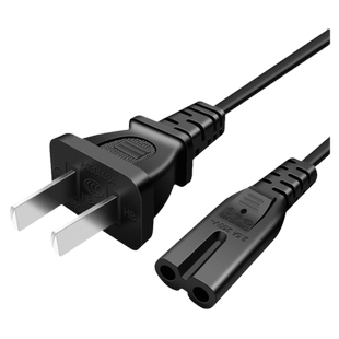 8字电源线2芯台灯充电线双孔音响液晶电视显示器PS4两孔圆孔通用