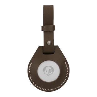 Airtag保护套全包防摔牛皮手工定制DIY防丢宠物定位器包包挂件