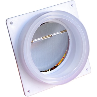 油烟机镀锌板止回阀公共烟道止逆阀防味阀工程用防倒烟宝10个包邮