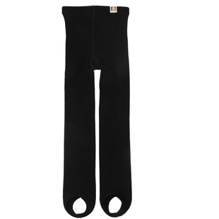 女童肉色踩脚打底裤高腰弹力黑色脚蹬裤春秋白色针织舞蹈袜连裤袜