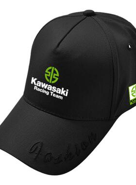 川崎厂队sbk摩托kawasaki鸭舌帽