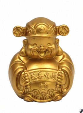 祝福黄铜财神爷摆件家用装饰礼物