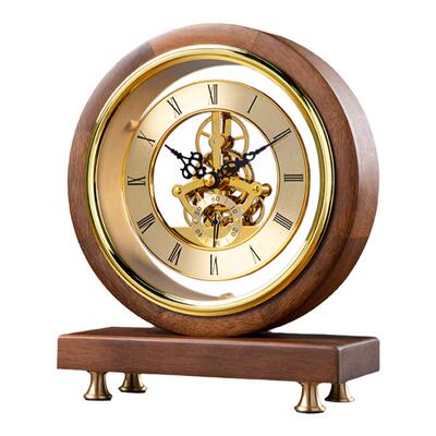 座钟实木复古机械台钟