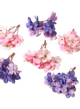 绣球假花绢花草帽花装饰头饰配件