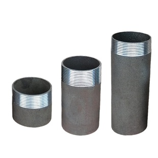 碳钢焊接单头牙外丝无缝钢管水蒸汽油高温接头4分6分1寸20DN15 25