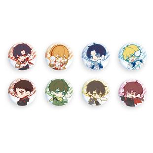 【阅文好物】全职高手 叶修苏沐橙冬日玩雪毛绒徽章黄少天喻文州