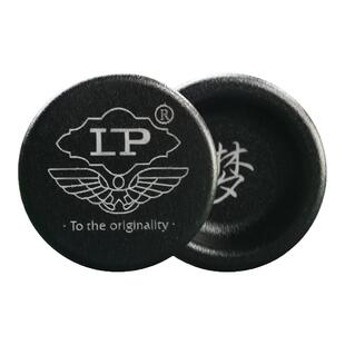 LP台球梦皮头小头斯诺克枪头中式桌球杆黑八皮头10mm杆头台球用品