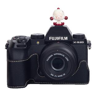 适用于富士XS20相机包配件热靴镜头盖半套底座壳蒂芙尼蓝保护套