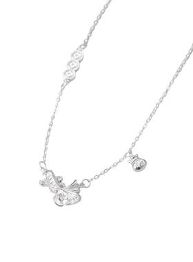 猫蛰S999足银锦鲤项链