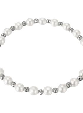 FF假朋友男女贝珠钛钢嘻哈手链