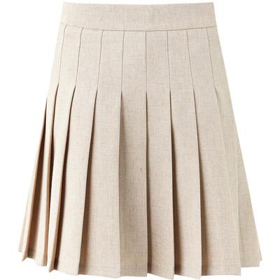 秋水伊人短裙通勤百褶裙