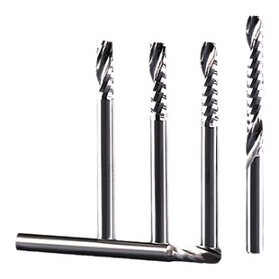 威特3.175单刃螺旋铣刀亚克力PVC切割刀具钨钢铣刀数控雕刻机刀头