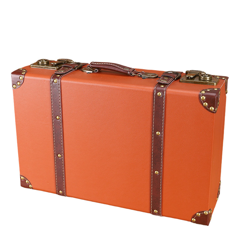 欧式复古风皮箱手提行李箱道具箱