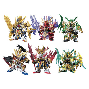 【自营】万代高达拼装模型Q版SD BB 三国创杰传刘备关羽张飞赵云