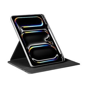 BOORCA适用于ipadpro2025保护套720旋转11寸苹果ipadpro m5平板壳2024/25款13寸亚克力笔槽2020/21防弯摔支架