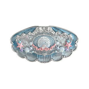 花知晓眼影盘贝壳珍珠系列六色眼影珠光高光膏细闪亮片少女腮红