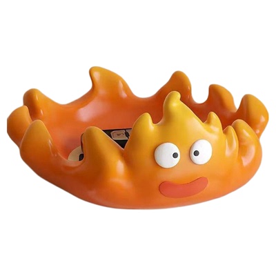 小火花柴火摆件乔迁新居卡西法火焰喜庆入户玄关收纳钥匙收纳托盘