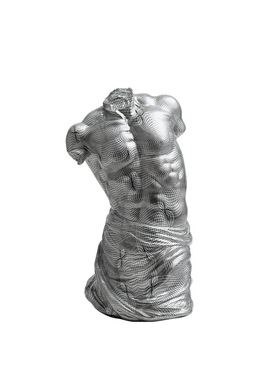 意式极简抽象半身雕像摆件