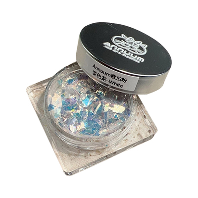 日本ANNUUM梦幻彩色偏光绚丽欧泊粉亮片日式美甲装饰超闪