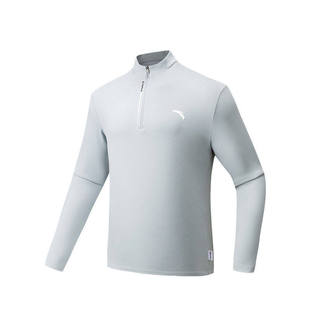 安踏麦芬长T | CHN系列半拉链加绒长袖t恤男士通勤卫衣152617407