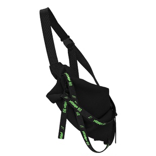 YONAIGA+原创ins潮酷工装运动休闲百搭尼龙骑行男单肩斜挎包包女