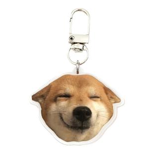 宠物照片柴犬钥匙扣亚克力定制治愈系软萌可爱小狗狗猫咪挂件纪念