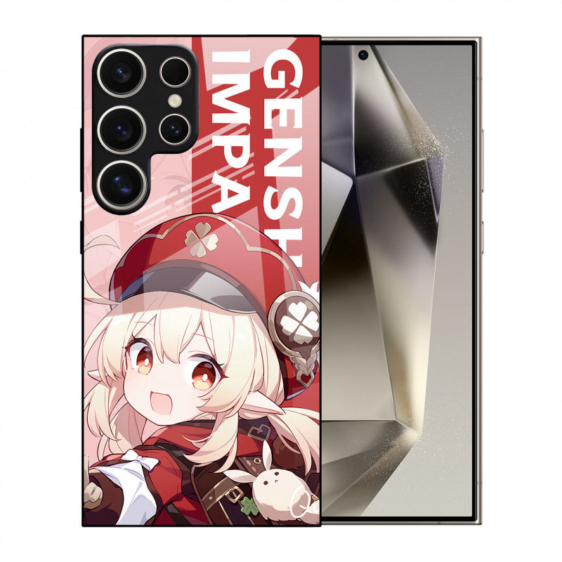 SamsungS25ultra适用26u三星S24FE手机壳22+23加21玻璃A55女56男54case原神cute游戏iphone17少女20plus外16P