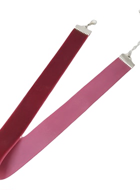 芭比同款百搭酒红丝绒颈链甜美