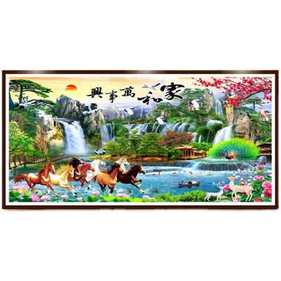 客厅纯棉绣布免费补发绣线