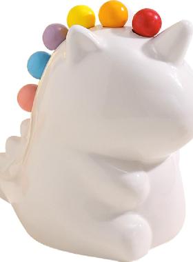 独角兽水果叉套装摆件轻奢家用