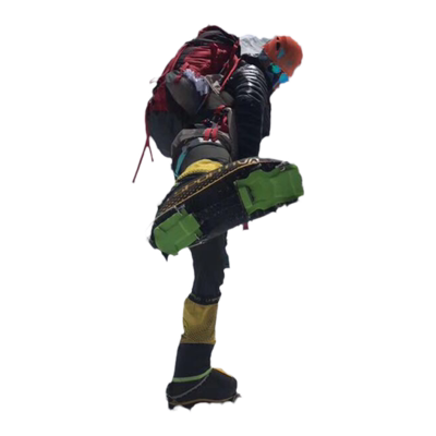 锰钢高强度行走冰爪前后卡捆绑式