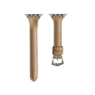 适用苹果iwatch10手表表带皮质applewatchs10手表带小众s11高级感女款s9s8s7se秋冬iphonewatch真皮iwatchs9