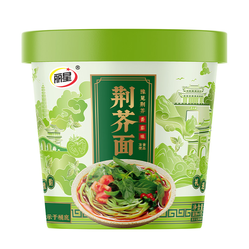 丽星荆芥面酸辣粉桶装