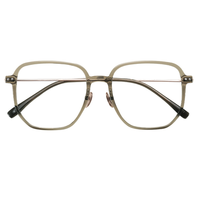 iDiom小绿茶眼镜女近视专业网上配镜大框素颜显脸小防蓝光眼睛架