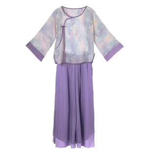 2025新款舞蹈服古典舞演出服女飘逸仙气古风中国舞身韵纱衣练功服