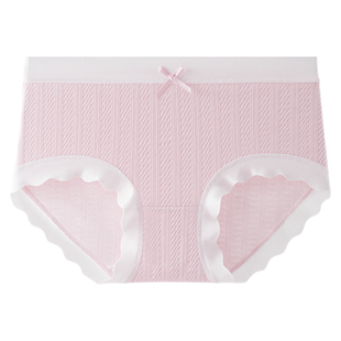 女童纯棉内裤+7A抑菌档+马克龙色】草本初色大童发育期四角短裤