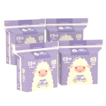 顺顺儿绵柔巾新生婴儿专用宝宝干湿两用纸巾洗脸巾非棉柔巾4大包