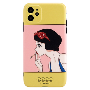 CASEGOOD 原创白雪公主适用苹果13手机壳女创意xs可爱iphone12promax