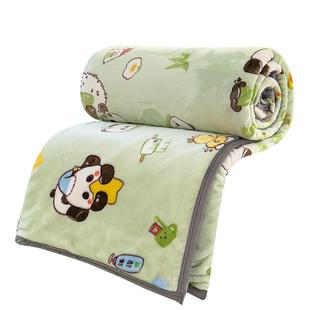 牛奶绒毛毯加厚小毯子午睡办公室沙发盖毯披肩午休珊瑚绒空调毯冬