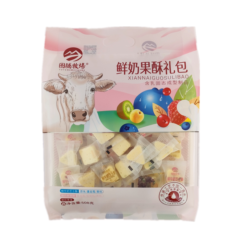 图腾牧场鲜奶果酥奶酪内蒙特产