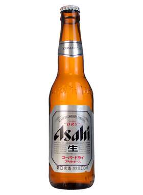 Asahi朝日啤酒超爽生啤酒330ml24瓶装整箱小瓶装家庭聚会【新日期