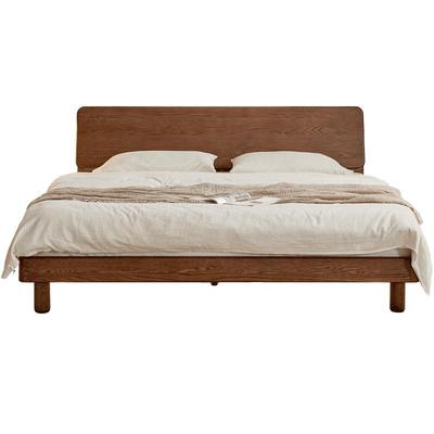 源氏木语床头可置物双人床